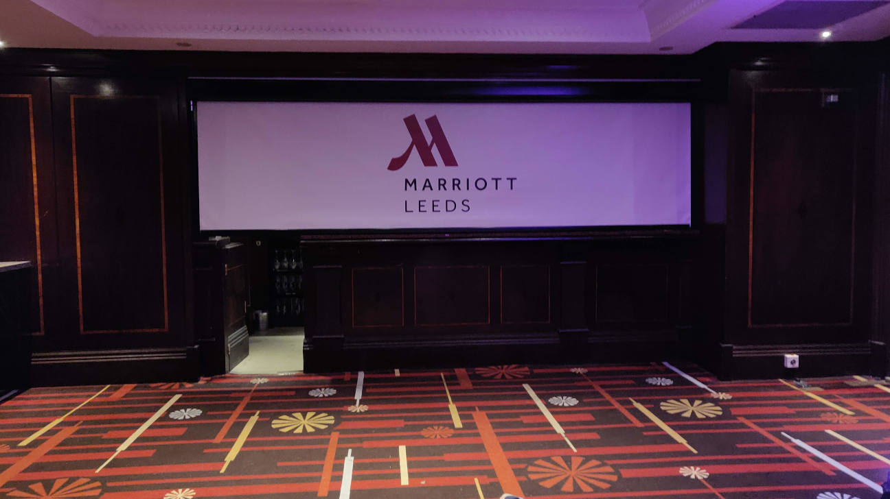 Cassette Roller Blind at the Marriott Hotel Leeds