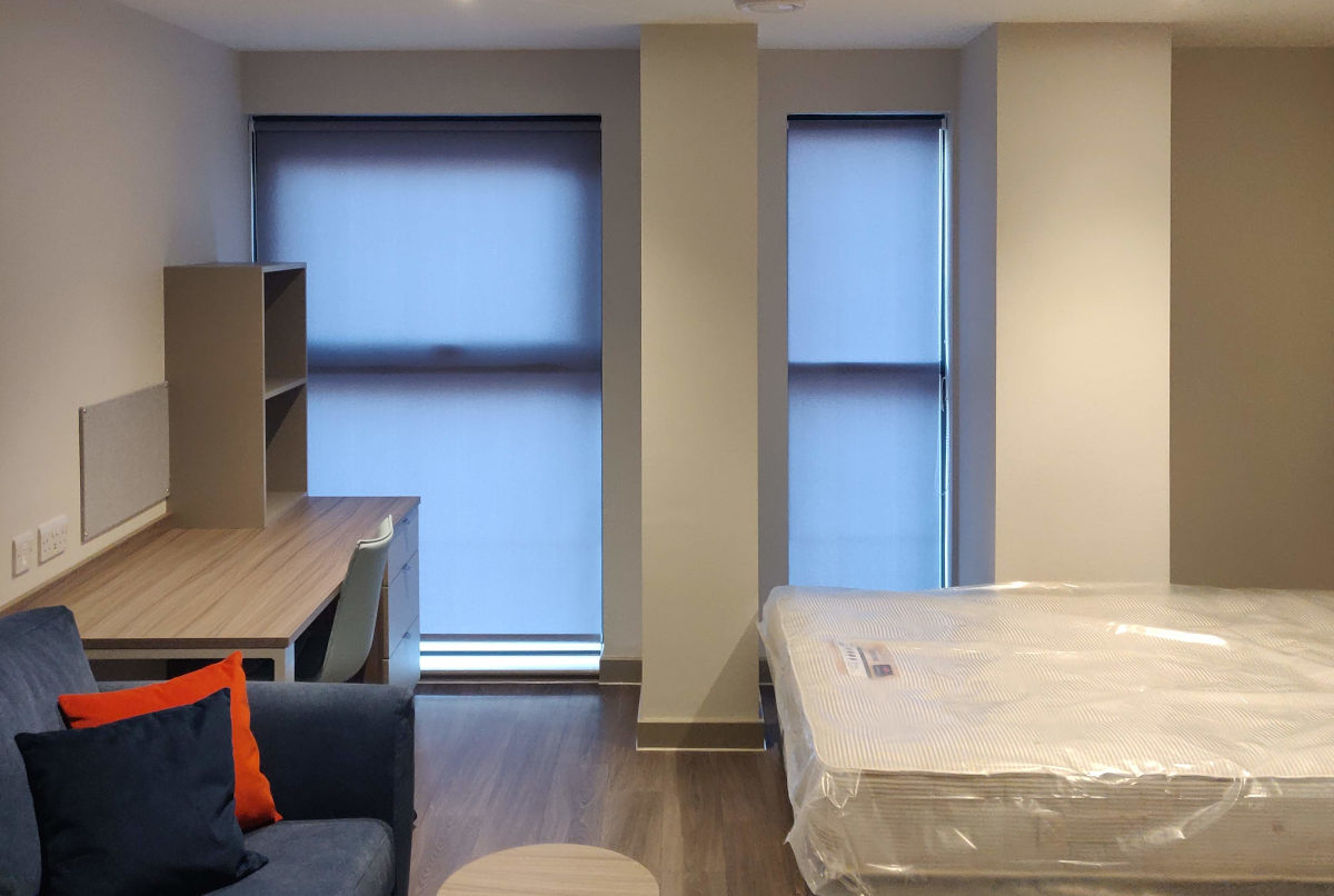 Student Accommodation Roller Blind