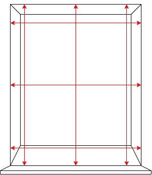 Measuring a Window with a Deep Recess