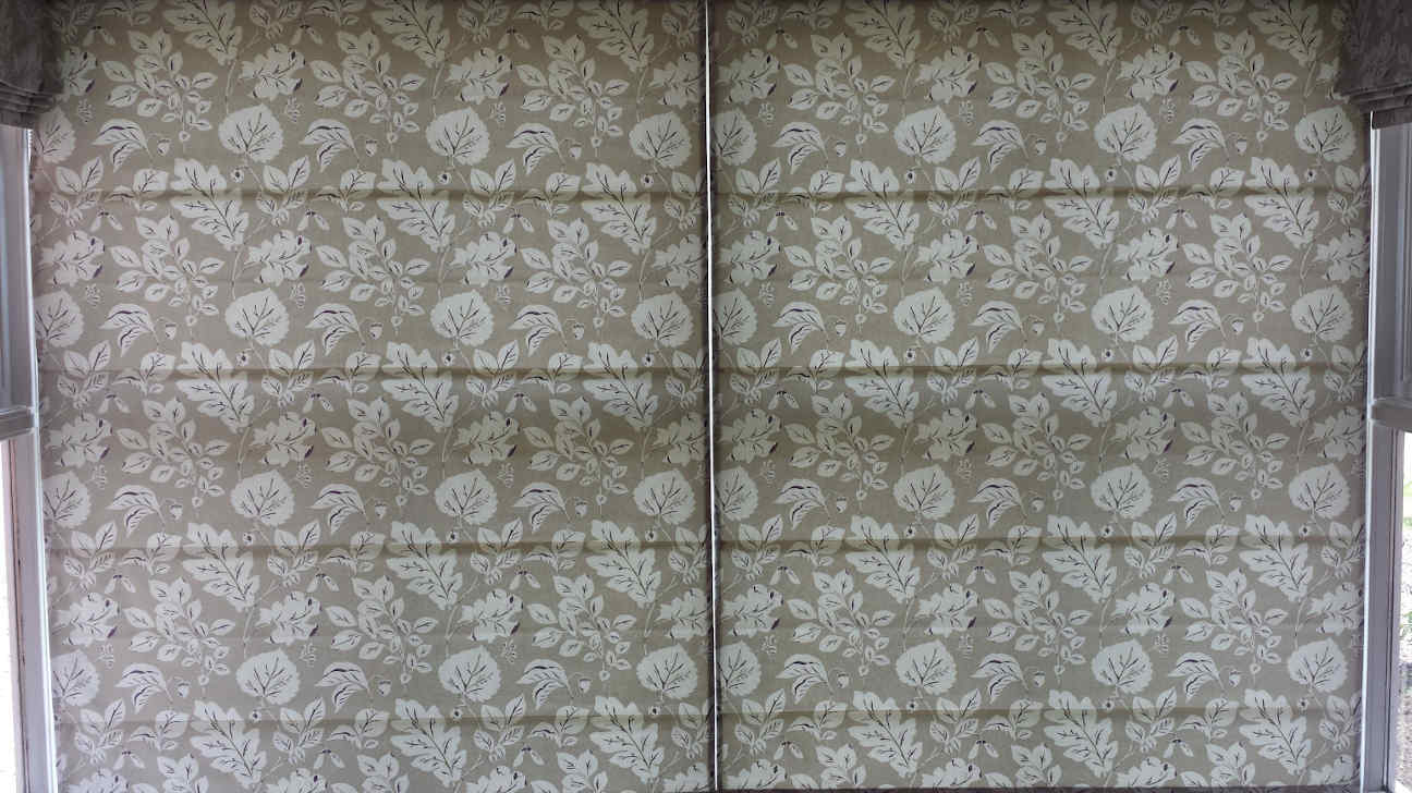 Nursery with safe and stylish custom Roman blinds